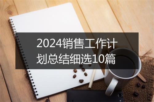 2024销售工作计划总结细选10篇