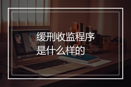 缓刑收监程序是什么样的