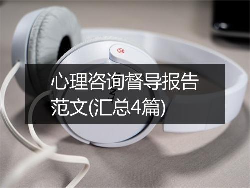 心理咨询督导报告范文(汇总4篇)