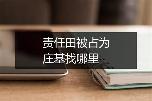 责任田被占为庄基找哪里
