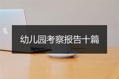 幼儿园考察报告十篇