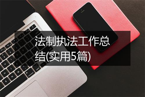 法制执法工作总结(实用5篇)