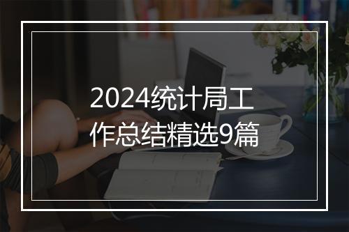 2024统计局工作总结精选9篇