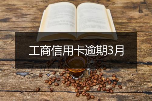 工商信用卡逾期3月