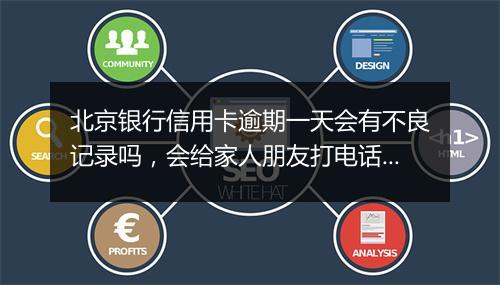 北京银行信用卡逾期一天会有不良记录吗，会给家人朋友打电话吗