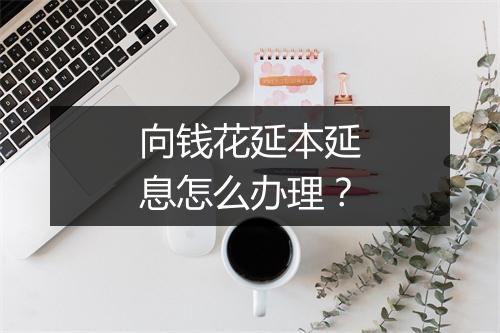 向钱花延本延息怎么办理？