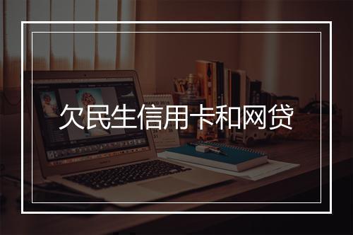 欠民生信用卡和网贷