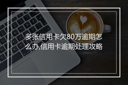 多张信用卡欠80万逾期怎么办,信用卡逾期处理攻略