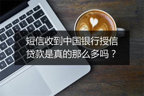 短信收到中国银行授信贷款是真的那么多吗？