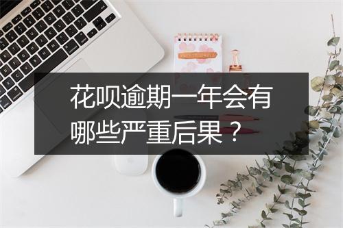 花呗逾期一年会有哪些严重后果？