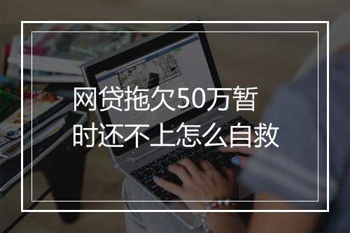 网贷拖欠50万暂时还不上怎么自救