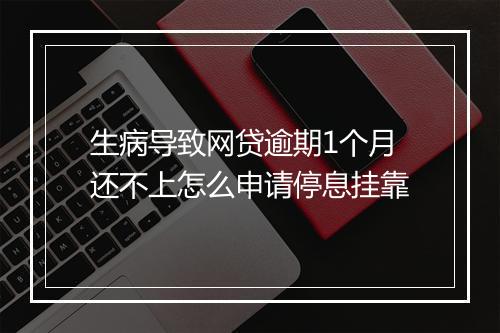 生病导致网贷逾期1个月还不上怎么申请停息挂靠