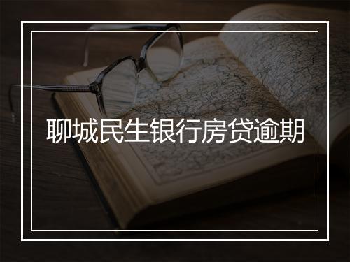 聊城民生银行房贷逾期