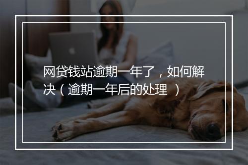 网贷钱站逾期一年了，如何解决（逾期一年后的处理 ）