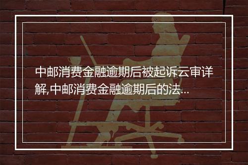 中邮消费金融逾期后被起诉云审详解,中邮消费金融逾期后的法律程序