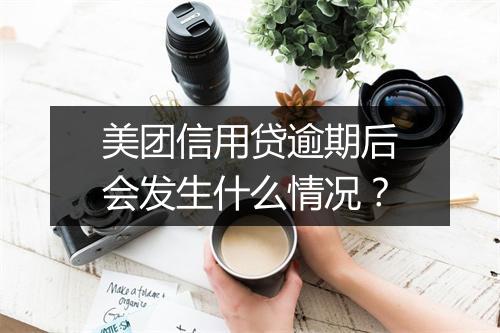 美团信用贷逾期后会发生什么情况？
