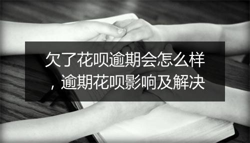 欠了花呗逾期会怎么样，逾期花呗影响及解决