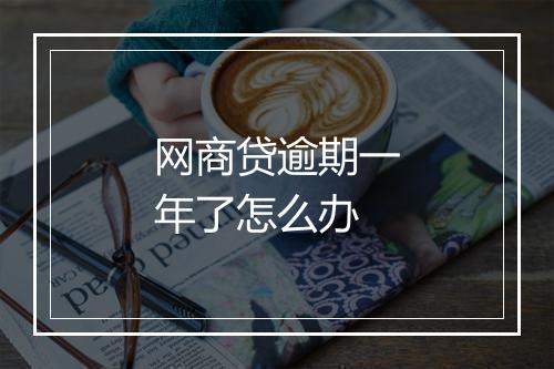 网商贷逾期一年了怎么办