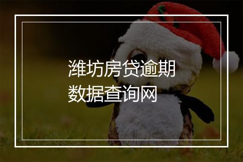 潍坊房贷逾期数据查询网
