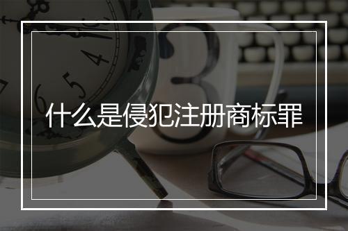 什么是侵犯注册商标罪