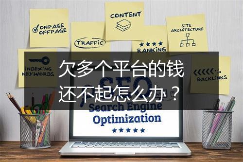 欠多个平台的钱还不起怎么办？