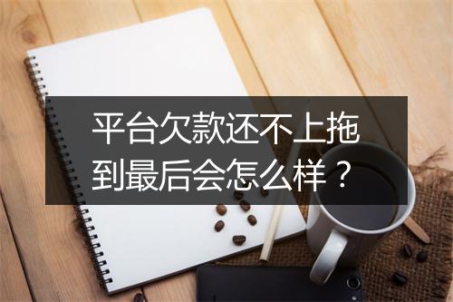 平台欠款还不上拖到最后会怎么样？