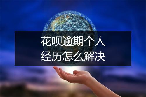 花呗逾期个人经历怎么解决