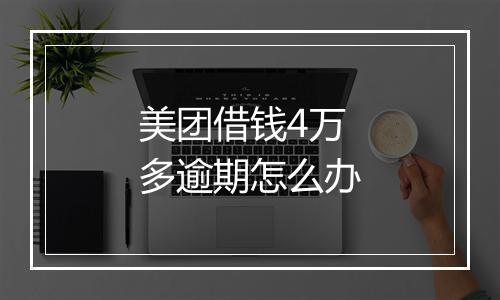 美团借钱4万多逾期怎么办