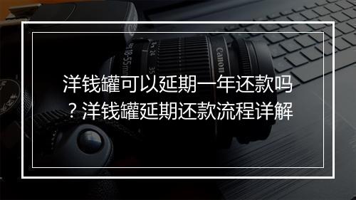 洋钱罐可以延期一年还款吗？洋钱罐延期还款流程详解