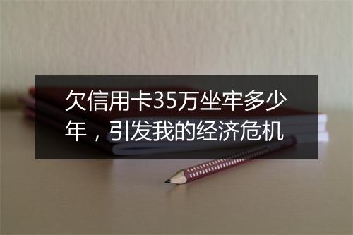 欠信用卡35万坐牢多少年，引发我的经济危机