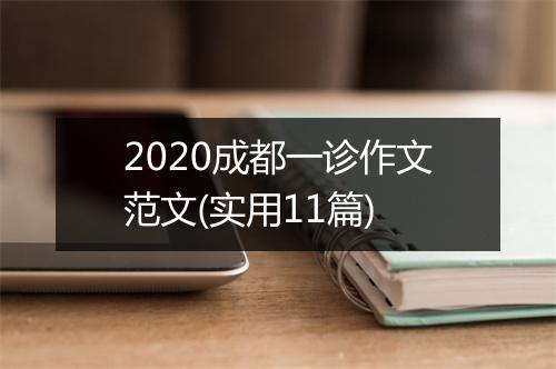 2020成都一诊作文范文(实用11篇)