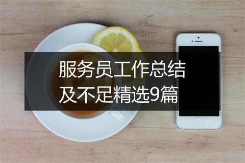 服务员工作总结及不足精选9篇