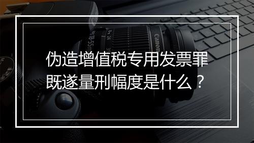伪造增值税专用发票罪既遂量刑幅度是什么？