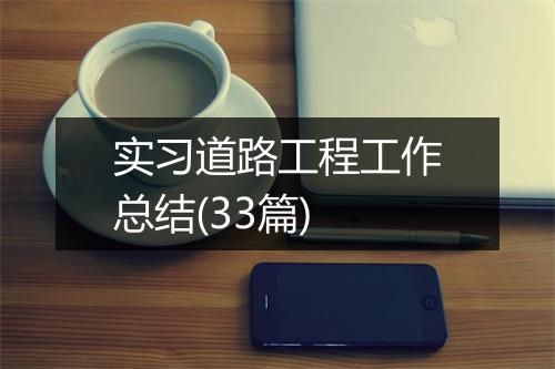实习道路工程工作总结(33篇)