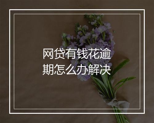 网贷有钱花逾期怎么办解决