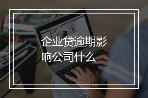 企业贷逾期影响公司什么