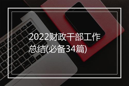 2022财政干部工作总结(必备34篇)