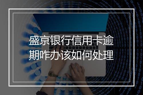 盛京银行信用卡逾期咋办该如何处理
