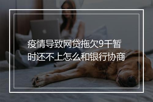 疫情导致网贷拖欠9千暂时还不上怎么和银行协商