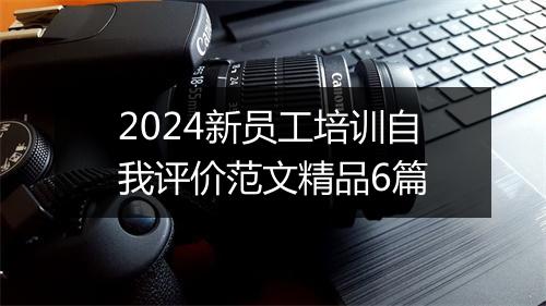 2024新员工培训自我评价范文精品6篇