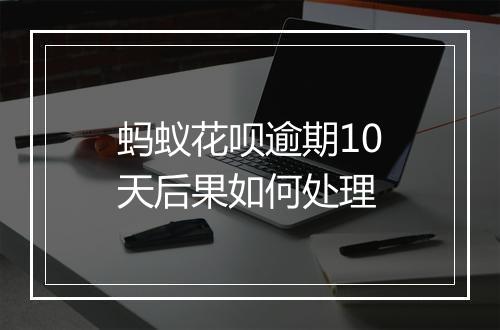 蚂蚁花呗逾期10天后果如何处理