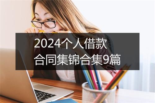 2024个人借款合同集锦合集9篇