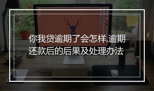 你我贷逾期了会怎样,逾期还款后的后果及处理办法