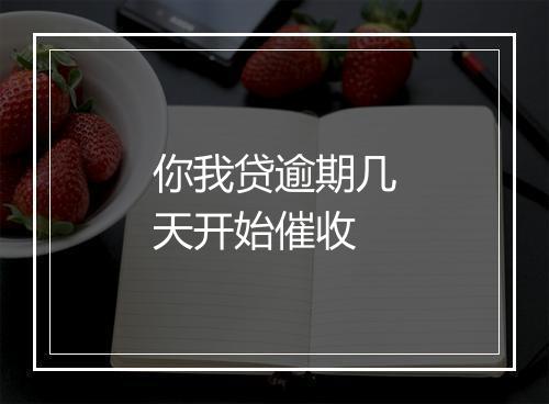 你我贷逾期几天开始催收