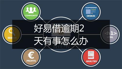 好易借逾期2天有事怎么办