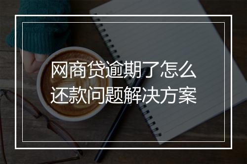 网商贷逾期了怎么还款问题解决方案
