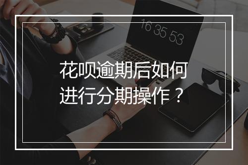 花呗逾期后如何进行分期操作？