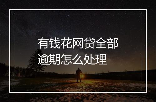 有钱花网贷全部逾期怎么处理