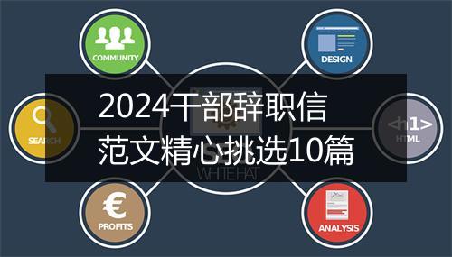 2024干部辞职信范文精心挑选10篇