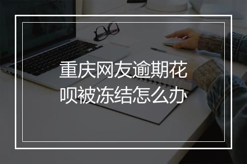 重庆网友逾期花呗被冻结怎么办